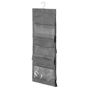 Hanging Handbag Organiser Dark Grey 39X93cm