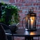 Lantern F Block Candle In/Outdoor Black 28cm