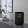 Lantern For Block Candle Black 22cm