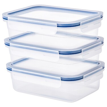 Food Container With Lid Rectangular/Plastic 1.0 L