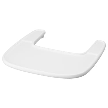 Highchair Tray Skin Is Extra Sensitive White