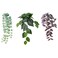 Artificial Plant With Wall Holder In/Outdoor/Green/Lilac