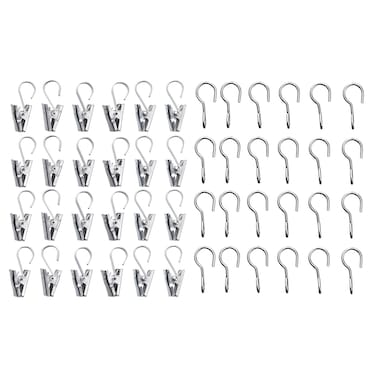 Curtain Hook Withclip 24 Pack