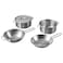 5-Piece Toy Cookware Set Stainless Steel Colour