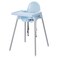 Highchair With Tray Light Blue/Silver-Colour