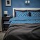 Duvet Cover And 2 Pillowcases Dark Blue/Light Blue 240X220/50X80cm