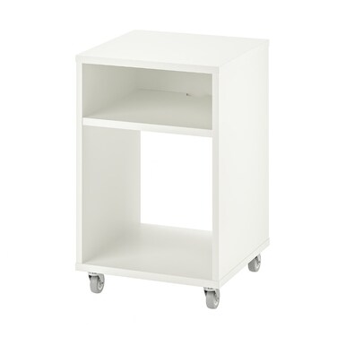 Bedside Table White 37X37cm