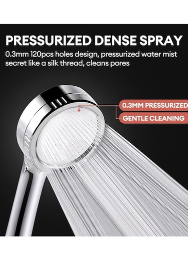 Filtered Shower Head With Shower Filter For Chlorine Removal And Hair Skincare Protection