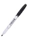 24-Piece Slim White Board Marker Bullet Tip Black Ink