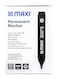 10-Piece Permanent Markers Chisel Tip Black Ink