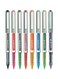 8-Piece Eye Fine Roller Pen 0.7mm Tip Multicolour