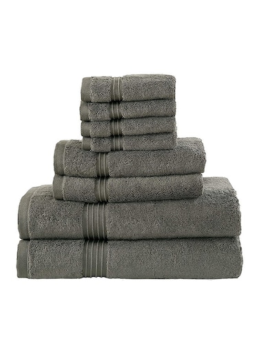 Bliss Casa 8-Piece Towel Set 100% Combed Cotton 70X140Cm