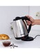 Stainless Steel Electric Kettle with 360-Degree Rotation Base KNK6009B Silver