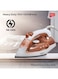 Electric Steam Iron Box - Non-Stick Coated Soleplate 360-Degree Swivel Cord Water Spray Function