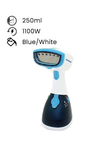Garment Steam Iron With Water Tank Ultra Easy Wrinkle Remover Steamer Blue/White