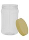 Round Air-Tight Pet Jar 500Ml Plastic Container Rf11095 Keeps Your Food Fresh Portable And Lightweight