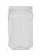 Round Air-Tight Pet Jar 500Ml Plastic Container Rf11095 Keeps Your Food Fresh Portable And Lightweight