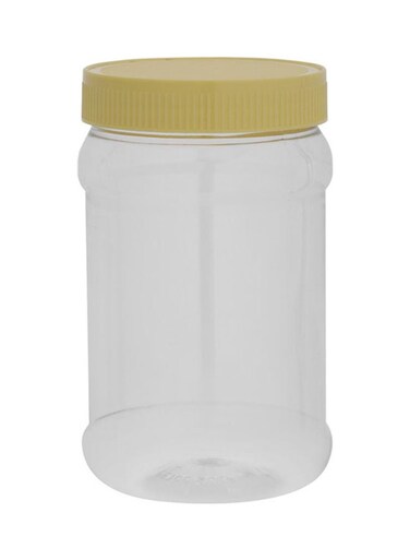 Round Air-Tight Pet Jar 500Ml Plastic Container Rf11095 Keeps Your Food Fresh Portable And Lightweight