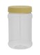 Round Air-Tight Pet Jar 500Ml Plastic Container Rf11095 Keeps Your Food Fresh Portable And Lightweight