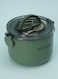Single Layer Round Lunch Box Stainless Steel Inner Assorted Food Storage Container