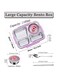 Kids Lunch Box With Tableware1100Ml 4 Compartment Insulated Lunch Box For Children
