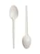 50-Piece Plastic Spoon White