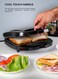 2 Slice Grill Maker Sandwich Maker Bread Toaster Non-Stick Plates