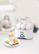 Egg Cooker With 6-Egg Rack 2 Poaching Pans Dry Boil Protection