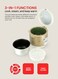 3-In-1 Rice Cooker With Non-Stick Inner Pot Cook Steam &amp; Keep Warm Functions