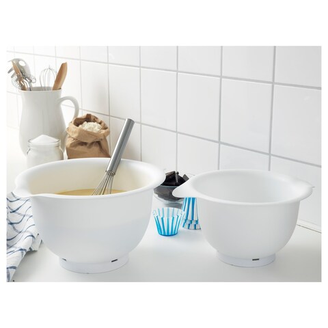 Mixing Bowl Set Of 2 White