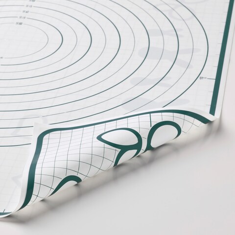 Baking Mat White/Turquoise 61X46cm