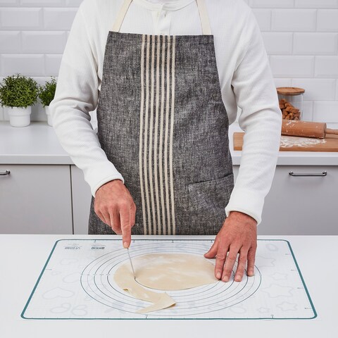 Baking Mat White/Turquoise 61X46cm