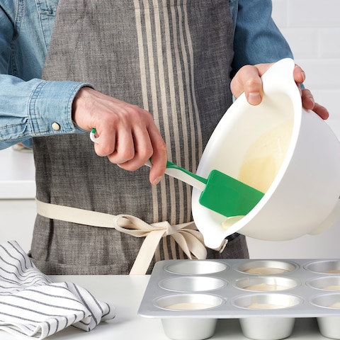 Rubber Spatula Green/White