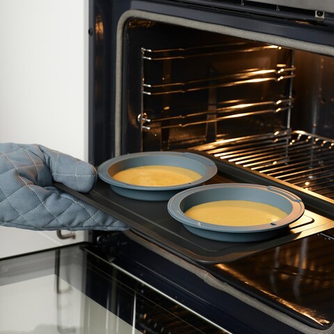 Baking Mould Grey-Turquoise 18cm