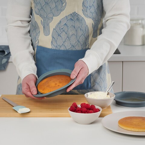 Baking Mould Grey-Turquoise 18cm