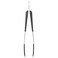 Ramzan Offer Cooking Tweezers Stainless Steel/Black