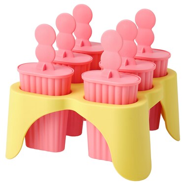 Ramzan Offer Ice Lolly Maker Pink/Yellow