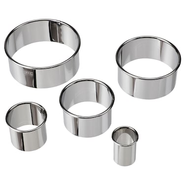 Ramzan Offer Cookie Cutter Set Of 5 Silver-Colour