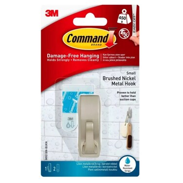 3M Command Modern Reflections Small Bathroom Hook