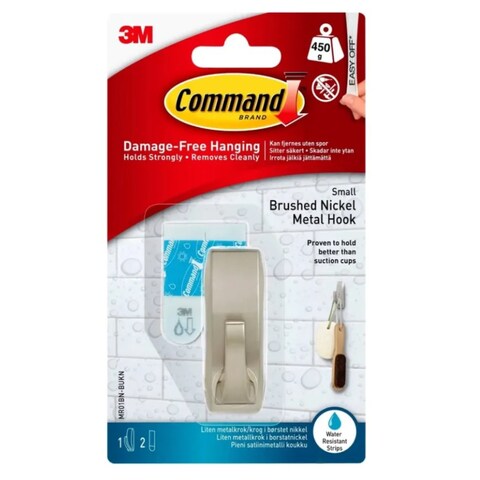 3M Command Modern Reflections Small Bathroom Hook