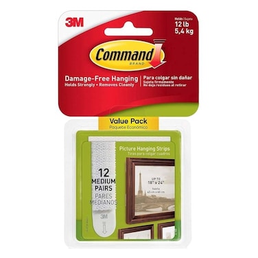 3M Command Picture Hanging Strips (12 Pc.)