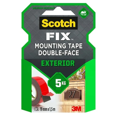 Scotch Fix Double-Face Exterior Mounting Tape (19 Mm X 1.5 M)
