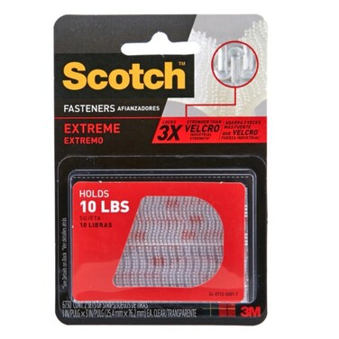 3M Scotch Extreme Fastener Strip (2.5 X 7.6 Cm, 2 Pcs)