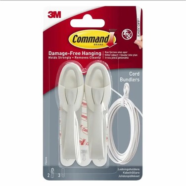 3M Command Cord Bundlers W/Adhesive Strips (9.4 X 2.6 Cm)
