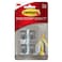 3M Command Metal Stainless Steel Hook (4 Pc.)