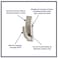 3M Command Modern Reflections Medium Bathroom Hook