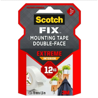 Scotch Fix Double-Face Extreme Interior Mounting Tape (19 Mm X 1.8 M)
