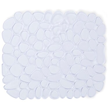 InterDesign Pebble Protective Kitchen Sink Mat (27 x 31 cm, Clear)