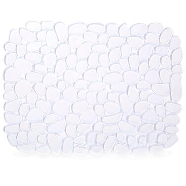 InterDesign Pebble Protective Kitchen Sink Mat (30 x 39 cm, Clear)