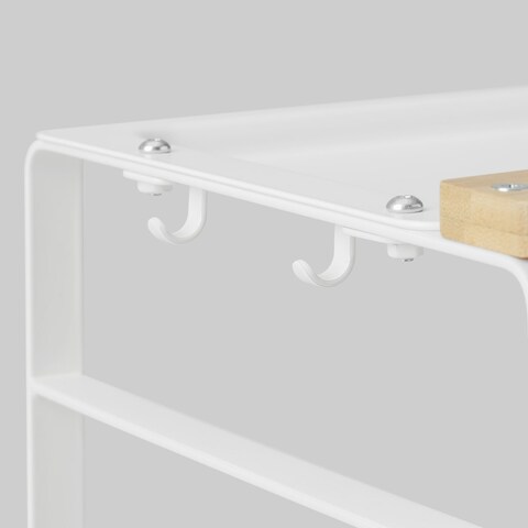 Kitchen Countertop Organiser, Bamboo/White, 40X21Cm
